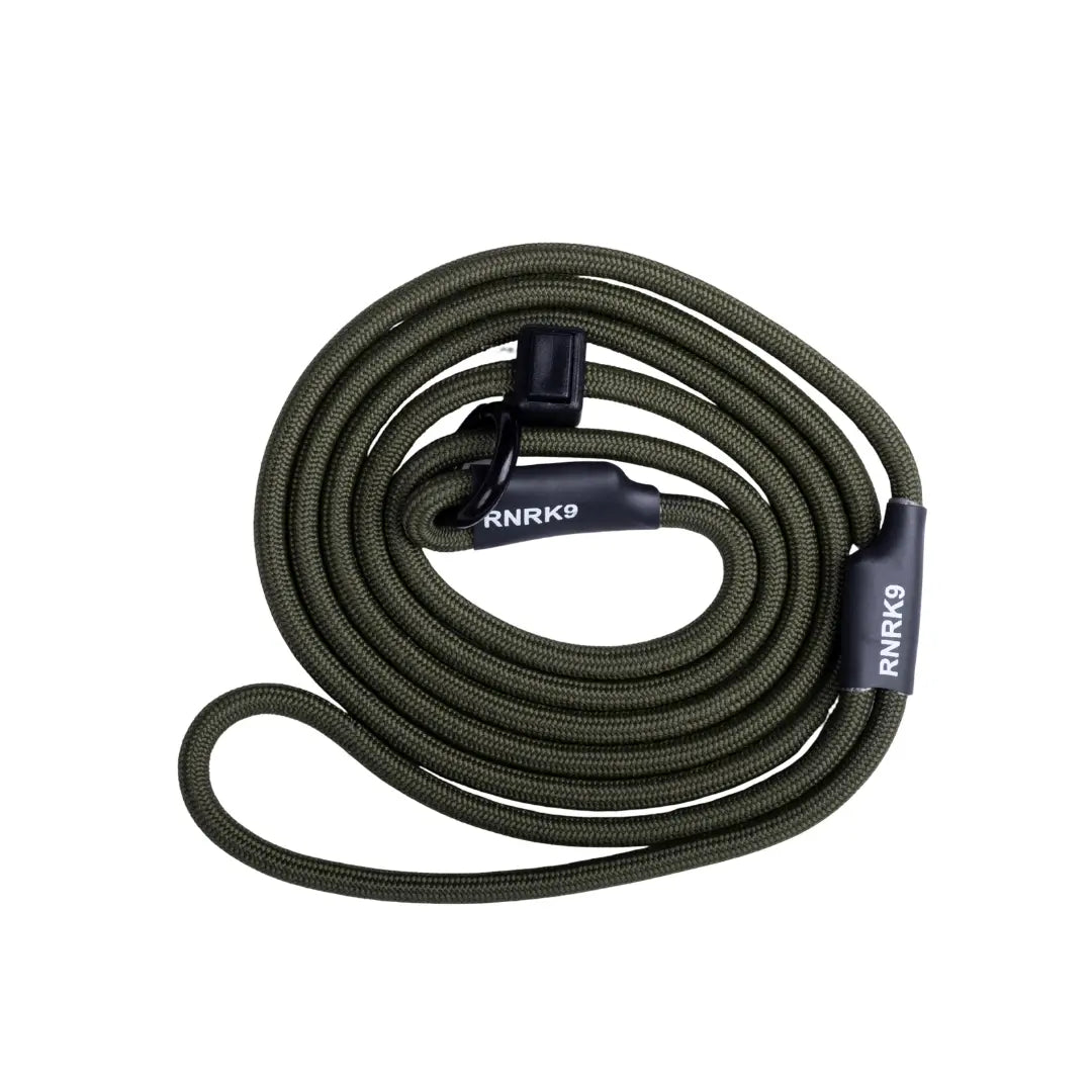 Olive Slip Leash RNRK9