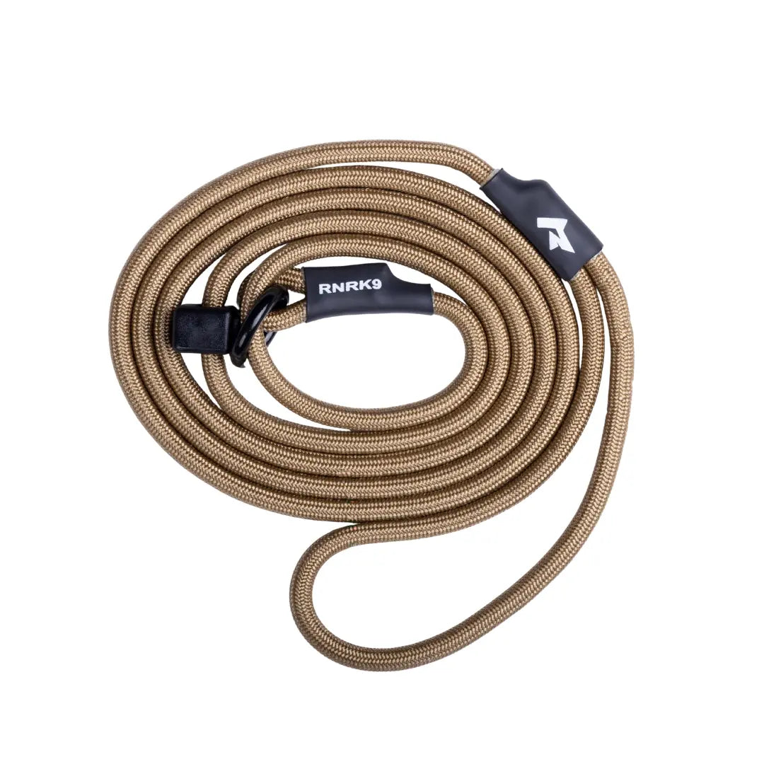 Tan Slip Leash RNRK9