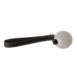 Grey foam ball on black nylon webbing loop handle, RNRK9